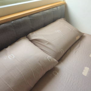 Alternative view of 100%天絲床包 / 兩用被-吐司幽靈床包